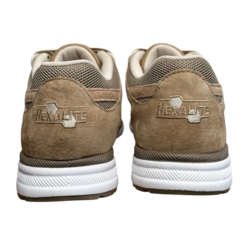 Reebok Ventilator Hexalite Men's Tan/Brown Suede & Mesh Sneakers Shoes Size 9